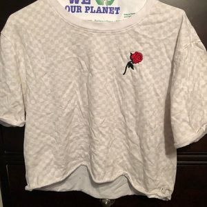Women’s vans cropped top size medium